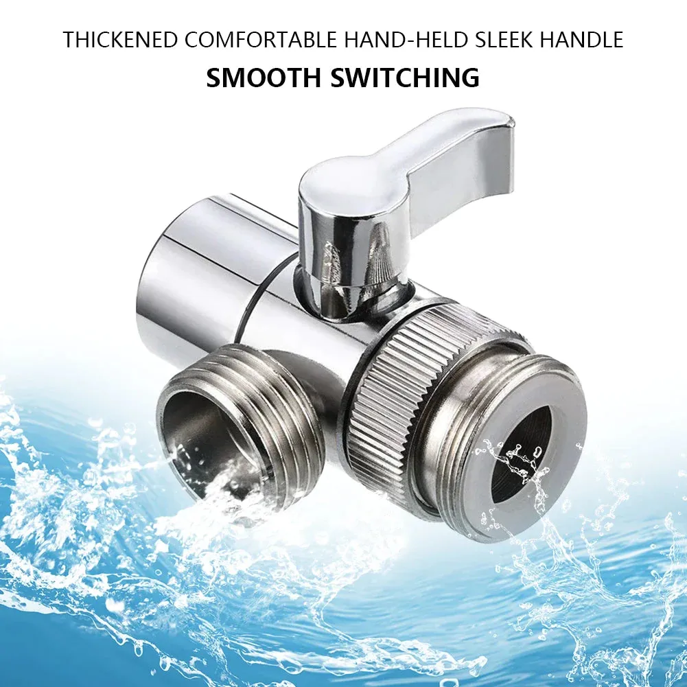 3 Way Faucet Diverter for Bathroom and Kitchen