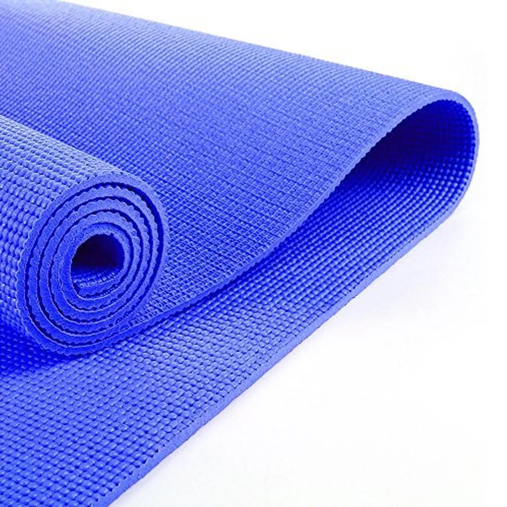 6mm Yoga Mats Soft Non Slip Exercise Mat - Blue