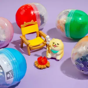 Animal Attraction Fluffy Dog Camp Gachapon