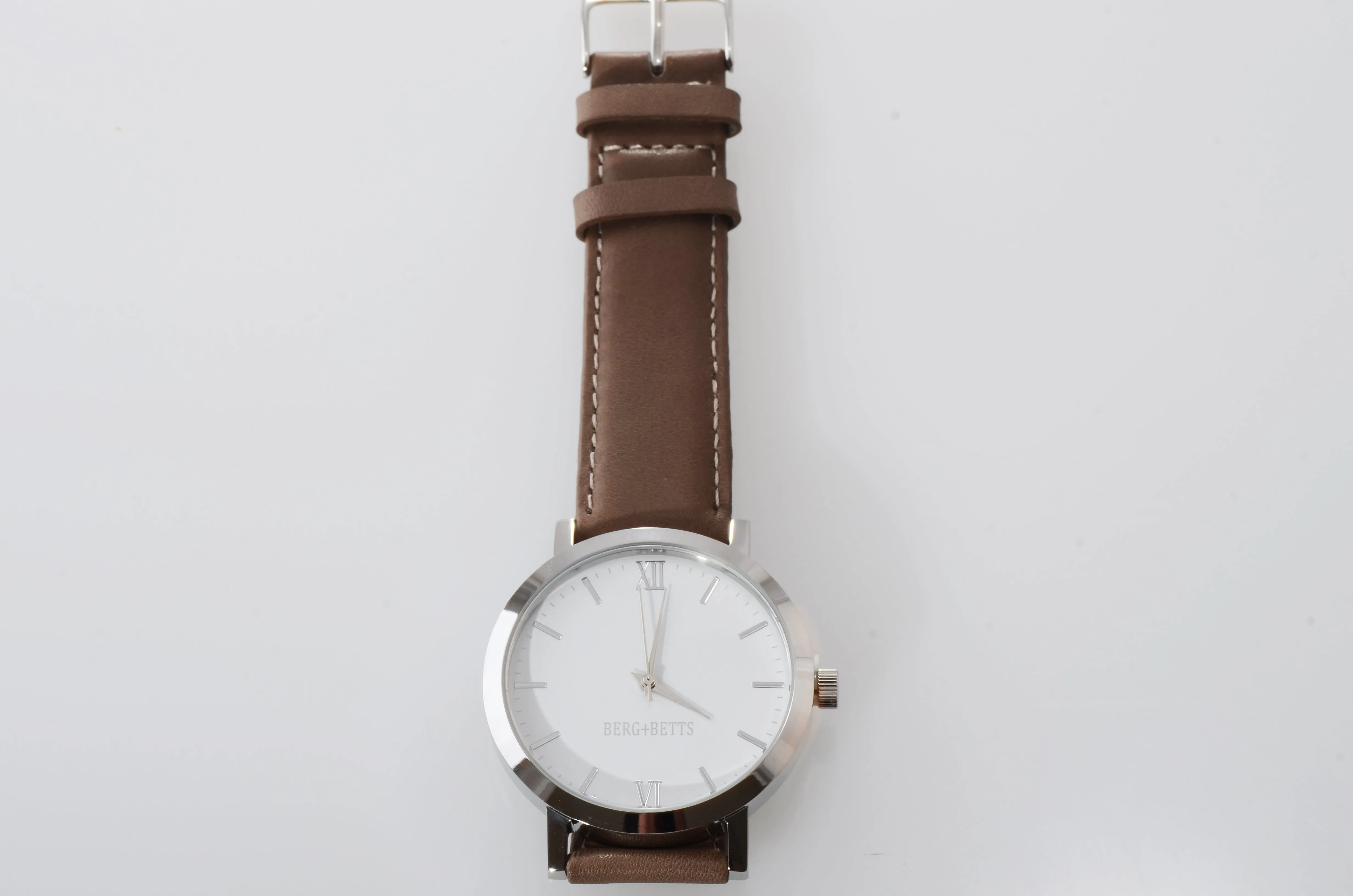 BERG BETTS Watch Original Silver and Brown