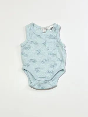 Blue bikes bodysuit - Size 0000