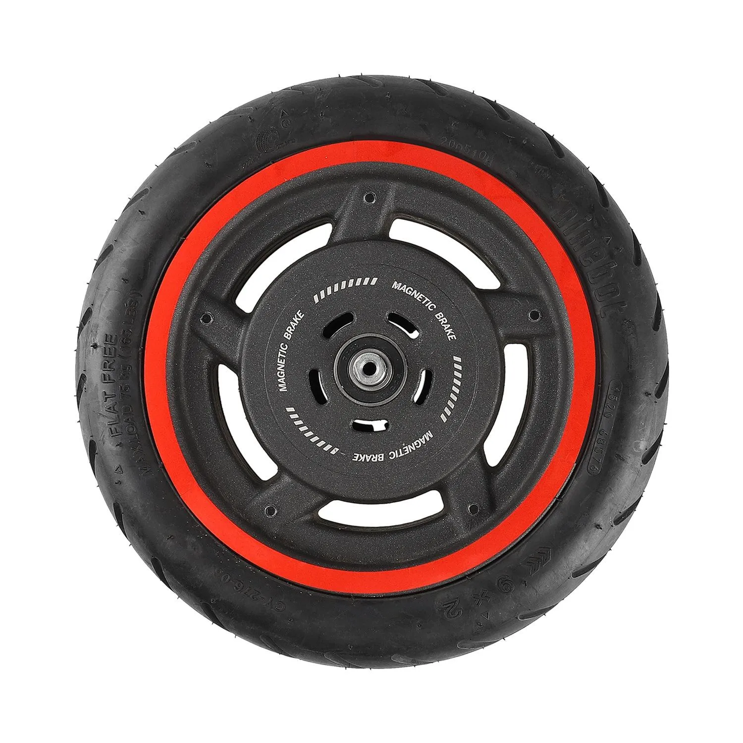 Blue Wheel Hub Sticker Set for Scooter / Bike / Electric Vehicle 2 Pcs