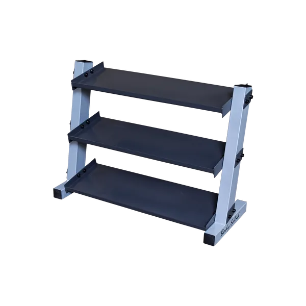 Body Solid 3-Tier Vinyl / Neoprene Dumbbell Rack