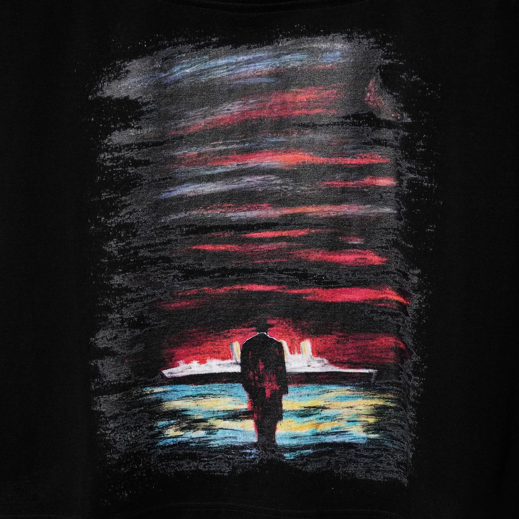 COLLINS ROWING TEE / EUPHORIC BLACK