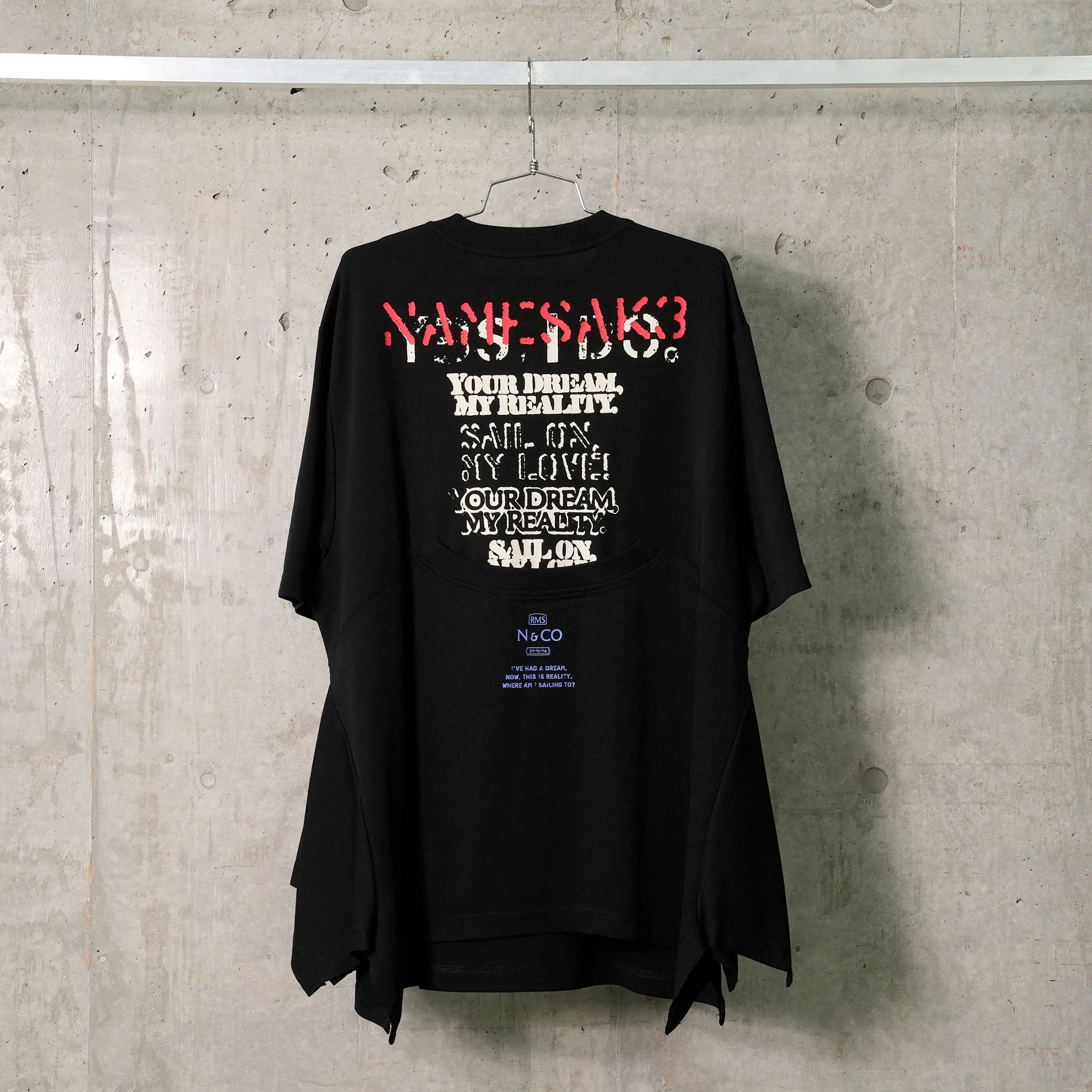 COLLINS ROWING TEE / EUPHORIC BLACK