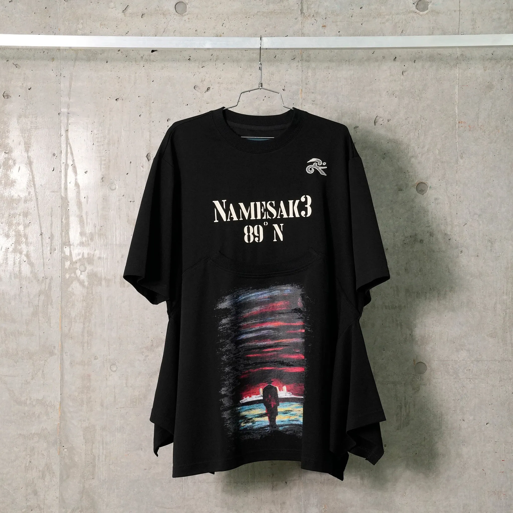 COLLINS ROWING TEE / EUPHORIC BLACK