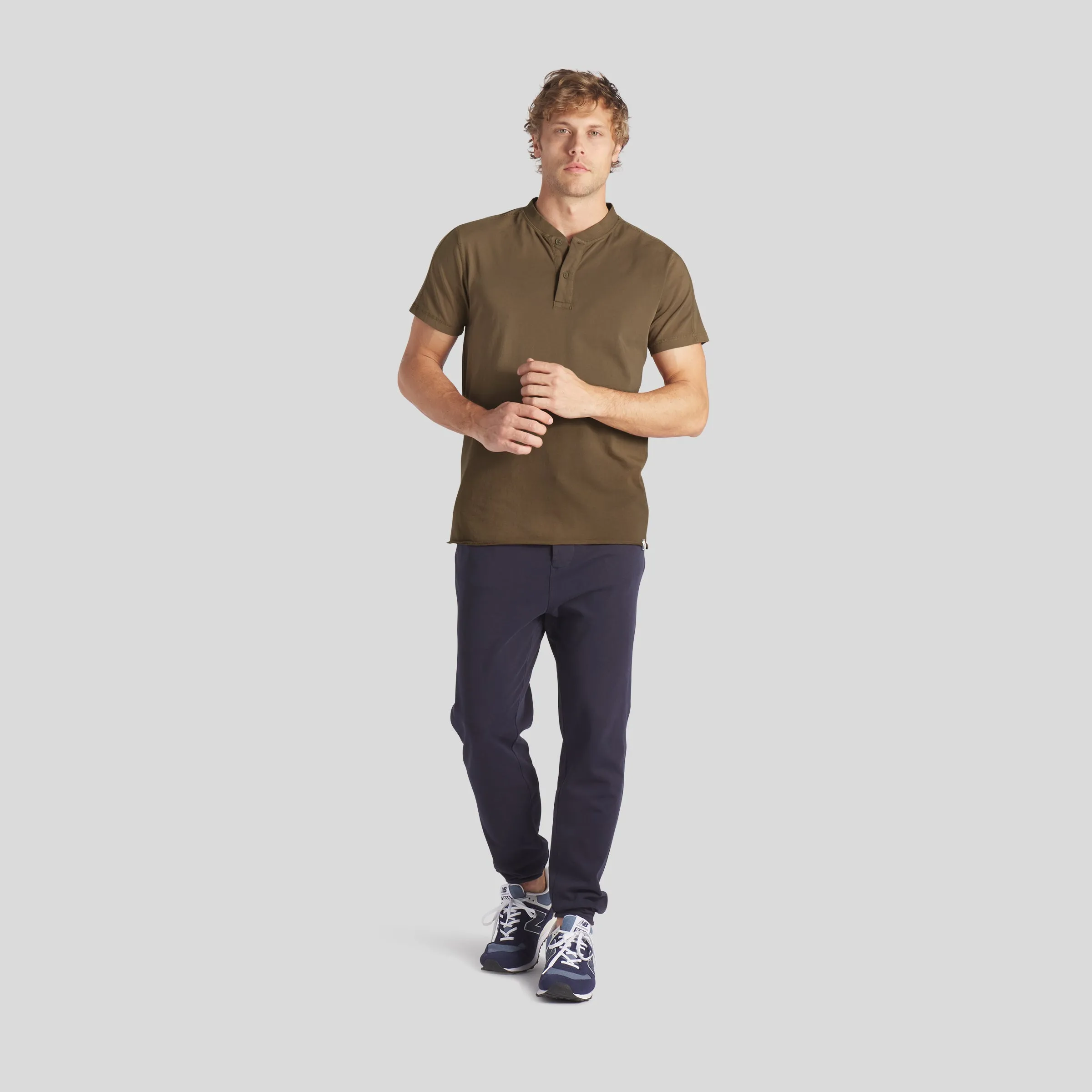 Cooper Short Sleeve Henley - Butternut