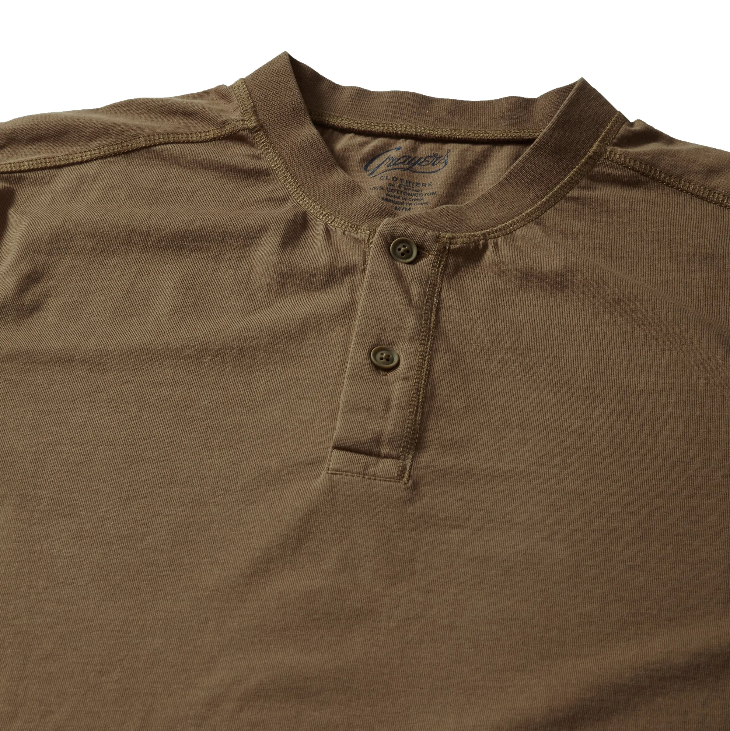 Cooper Short Sleeve Henley - Butternut