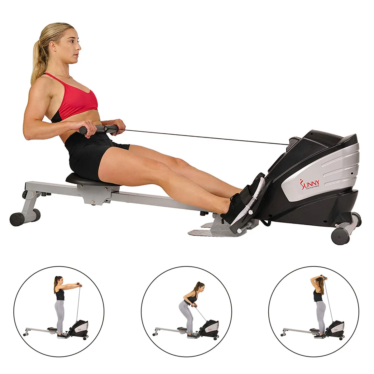 Dual Function Rowing Machine Multi-Rower