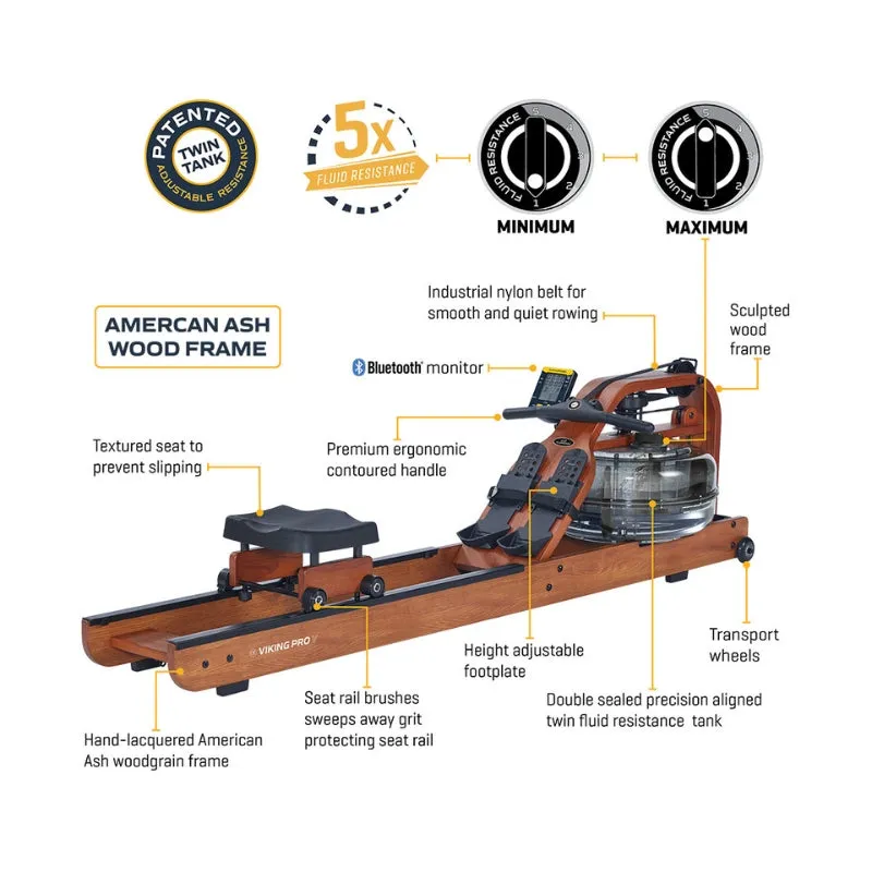 First Degree Fitness Viking Pro V Fluid Rower