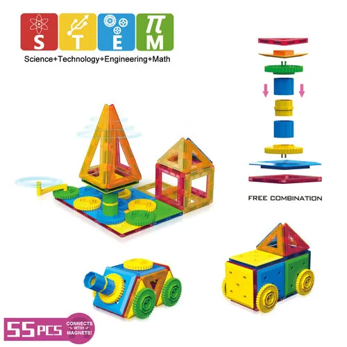 Gear Engineer Magnetic Building Blocks