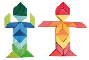 Grimm's Square Indian Puzzle - Medium