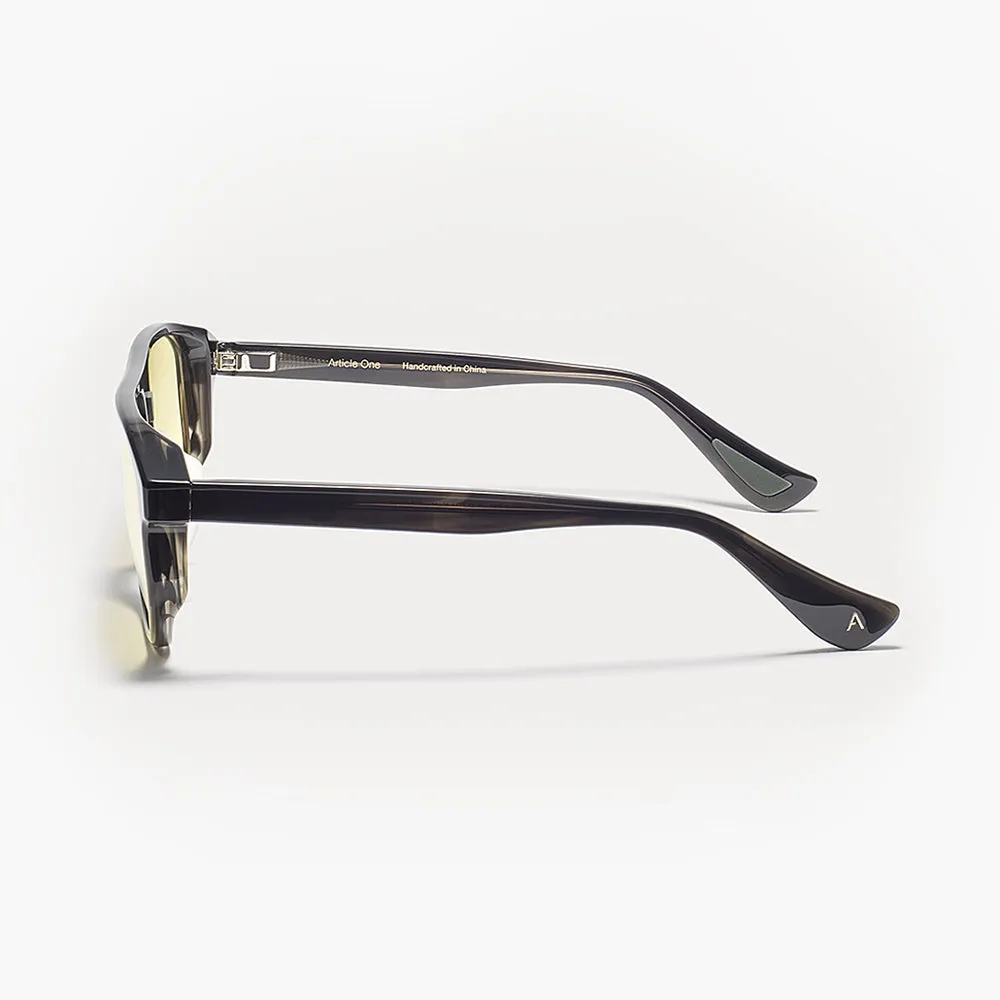 GTGlass 2.0 - Black Havana - Yellow lenses