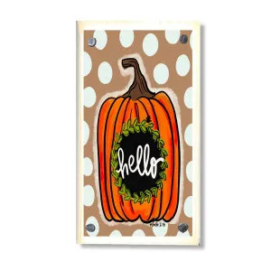 Hello Pumpkin Happy Block