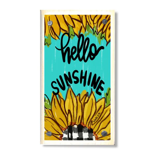 Hello Sunshine Happy Block
