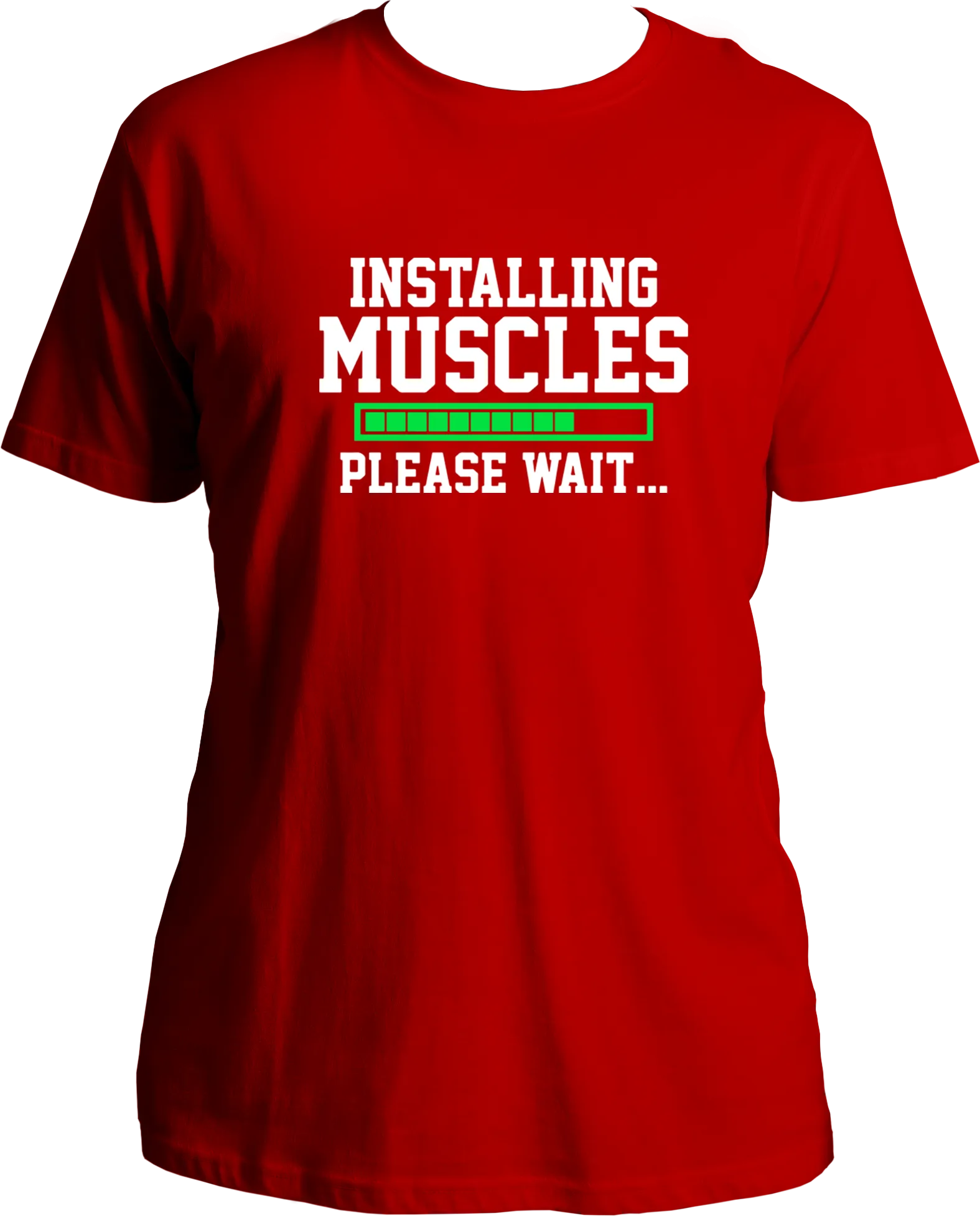 Installing Muscles Unisex T-Shirts