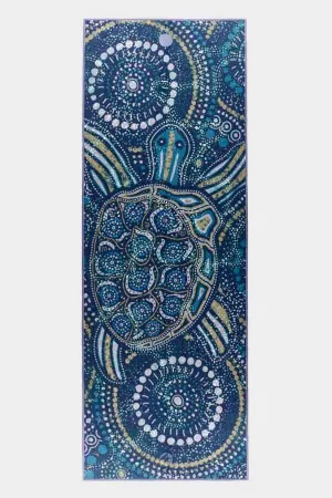 MANDUKA // YOGITOES SKIDLESS MAT TOWEL - TURTLE WASH
