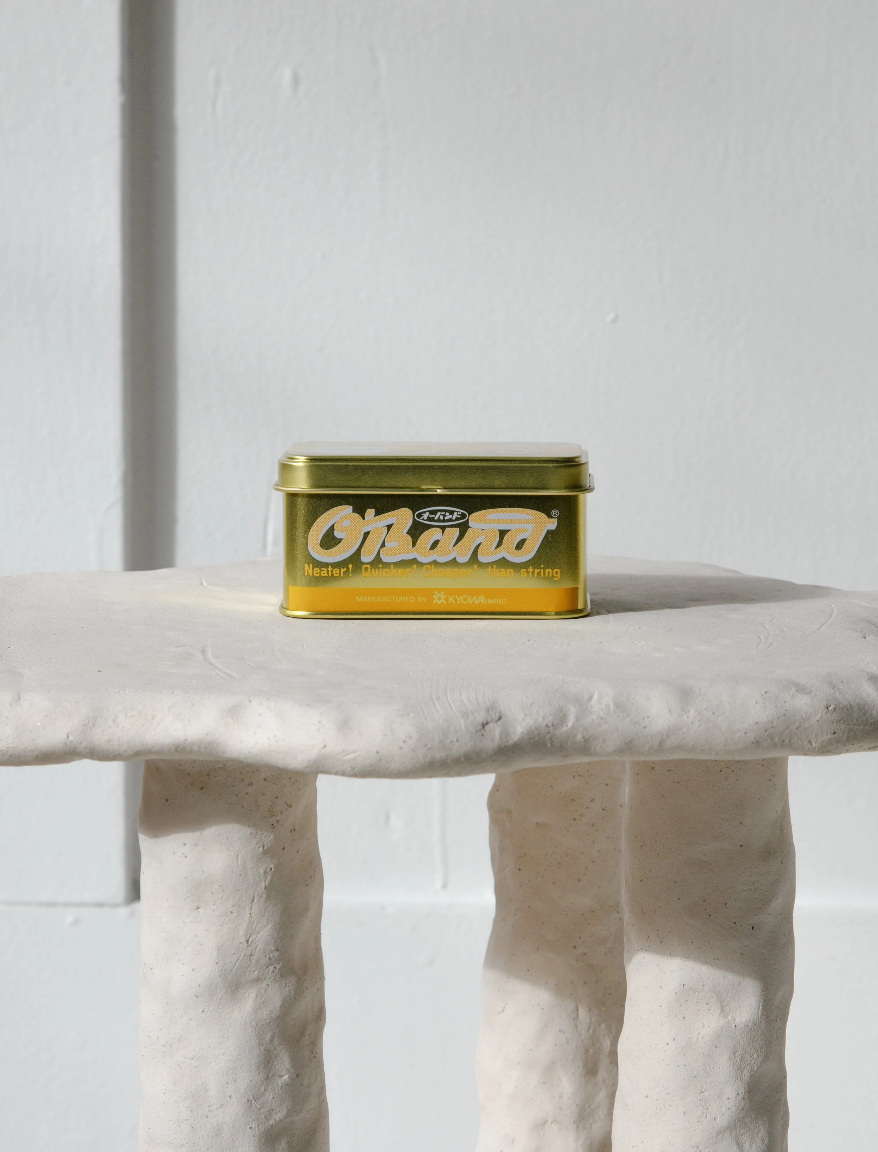 Mix Colour Rubber Bands Gold Tin