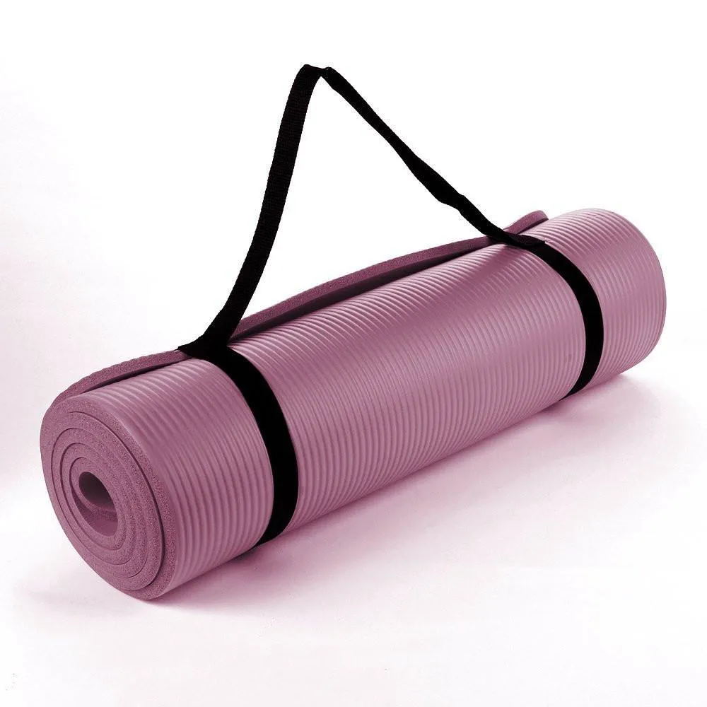 NBR Foam Yoga Mat 15mm Thick - Red Mist