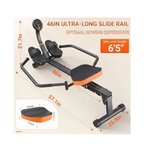 Niceday Hydraulic Rowing Machines with 16-Level Adjustable Resistance