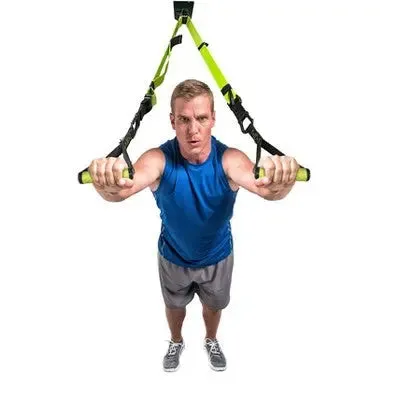 Open Box - GoFit Ultimate Gravity Gym Resistance Band - Green/Black