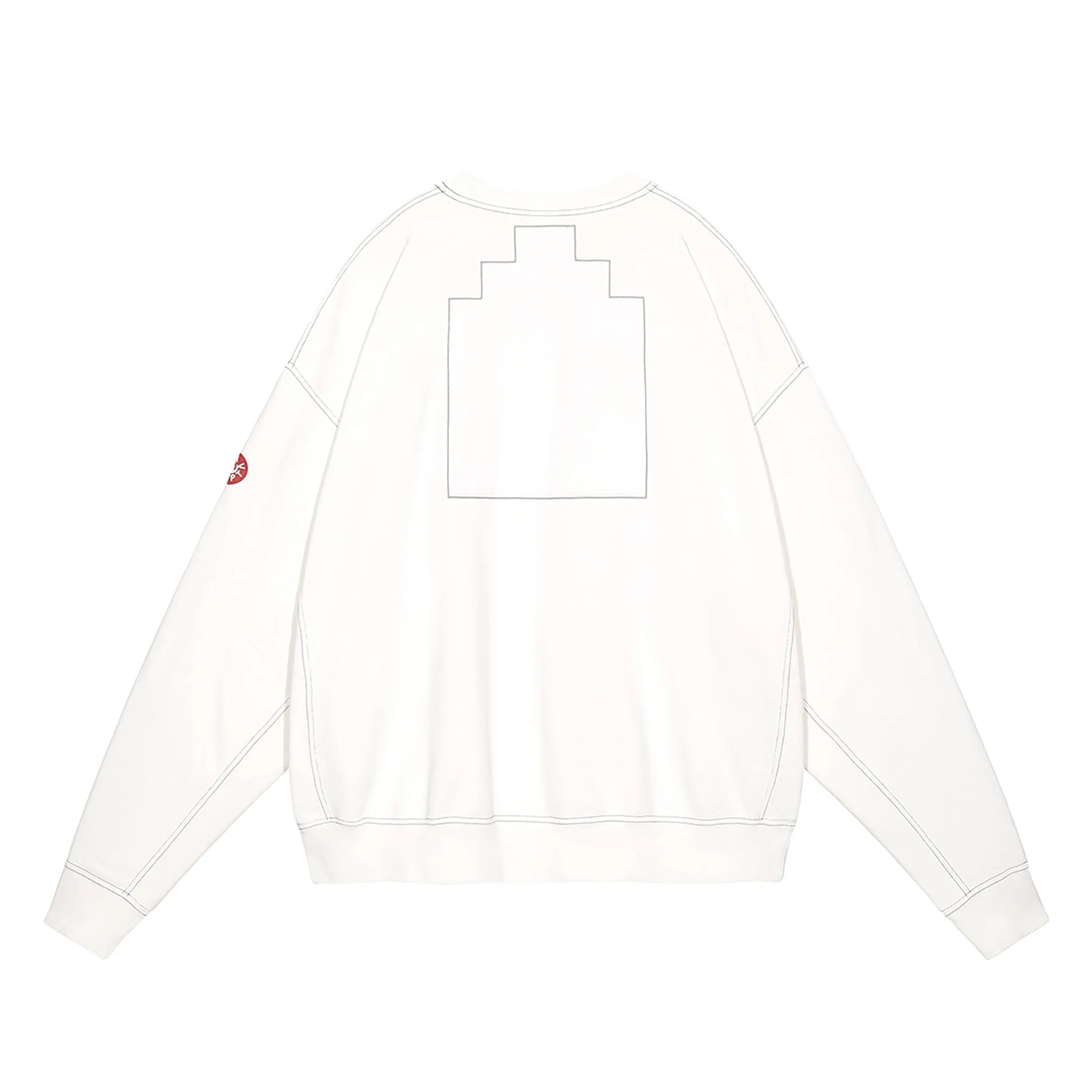 OVERDYE MD MACHINES CREW NECK / WHITE