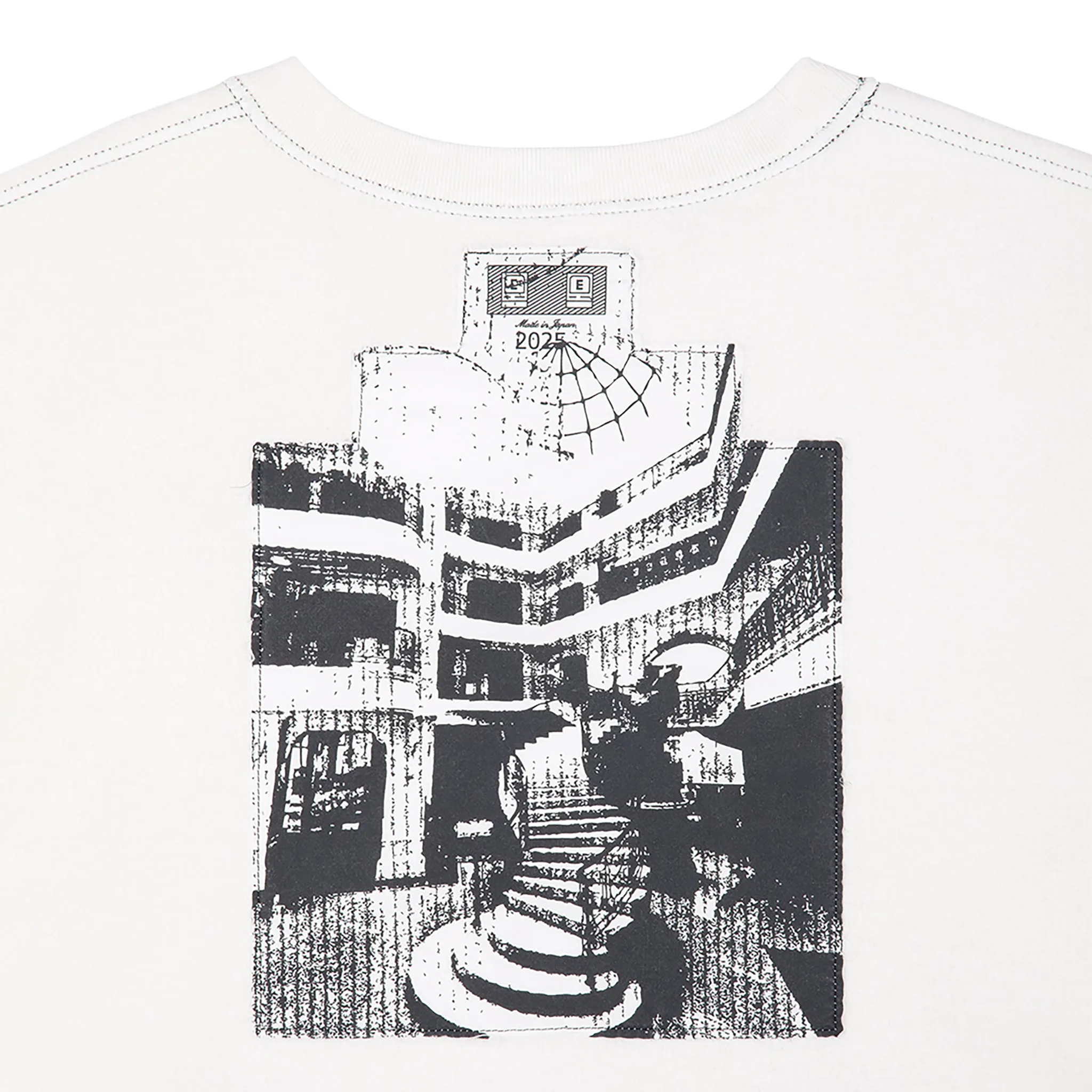 OVERDYE MD MACHINES CREW NECK / WHITE