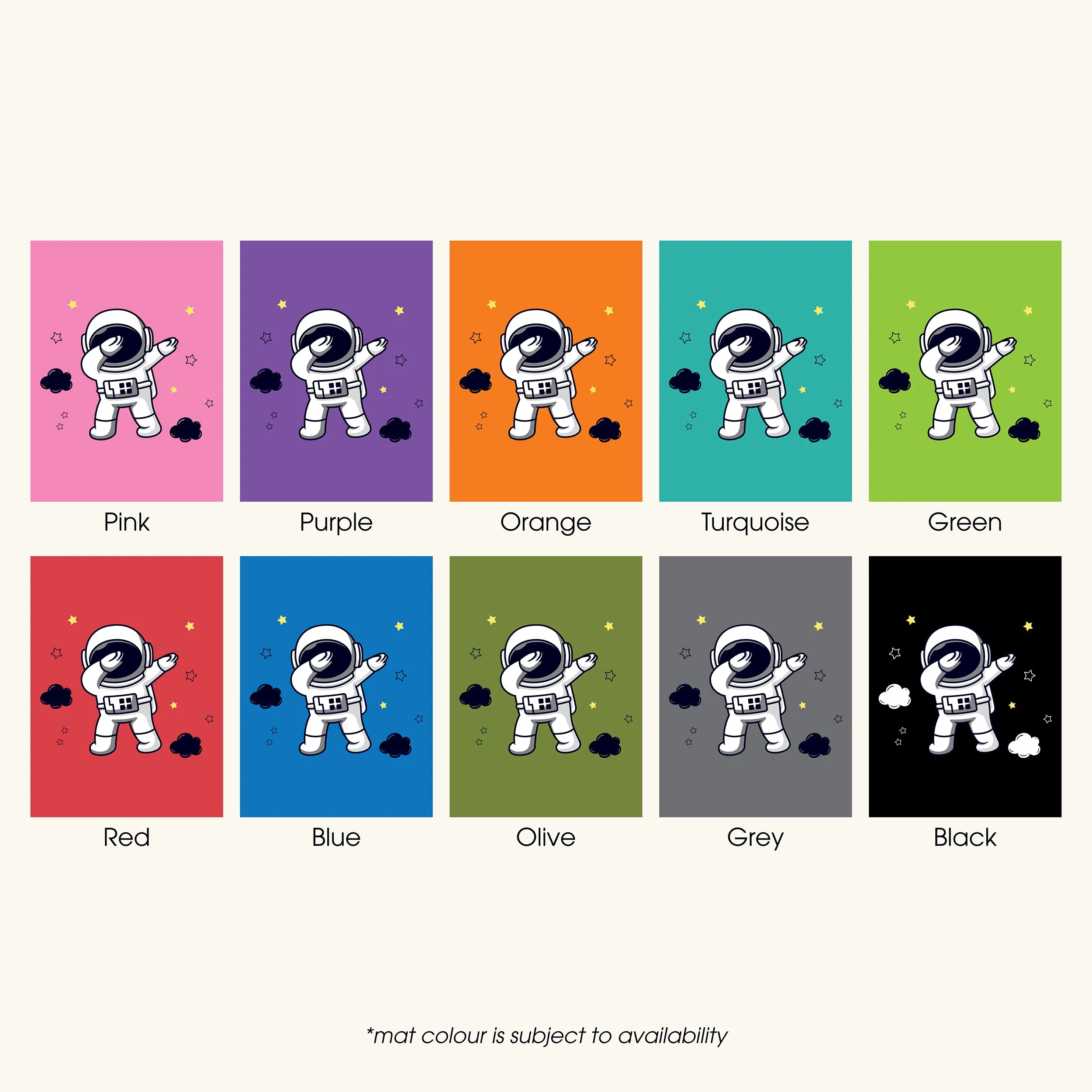 Own It Yoga Mat - Astronaut