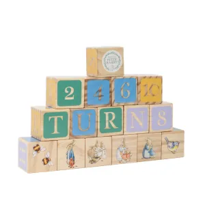 Peter Rabbit Wooden Alphabet Blocks