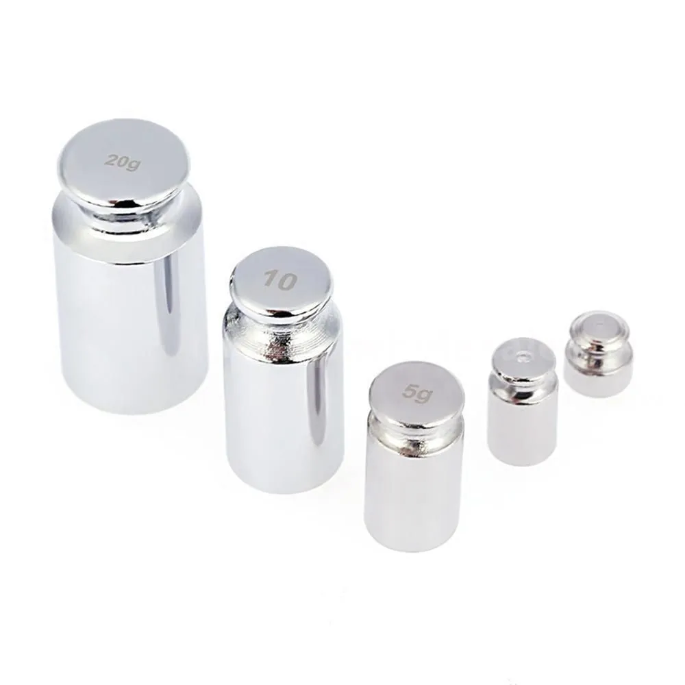 Precision Chrome Plating Calibration Weights Set  1g to 100g