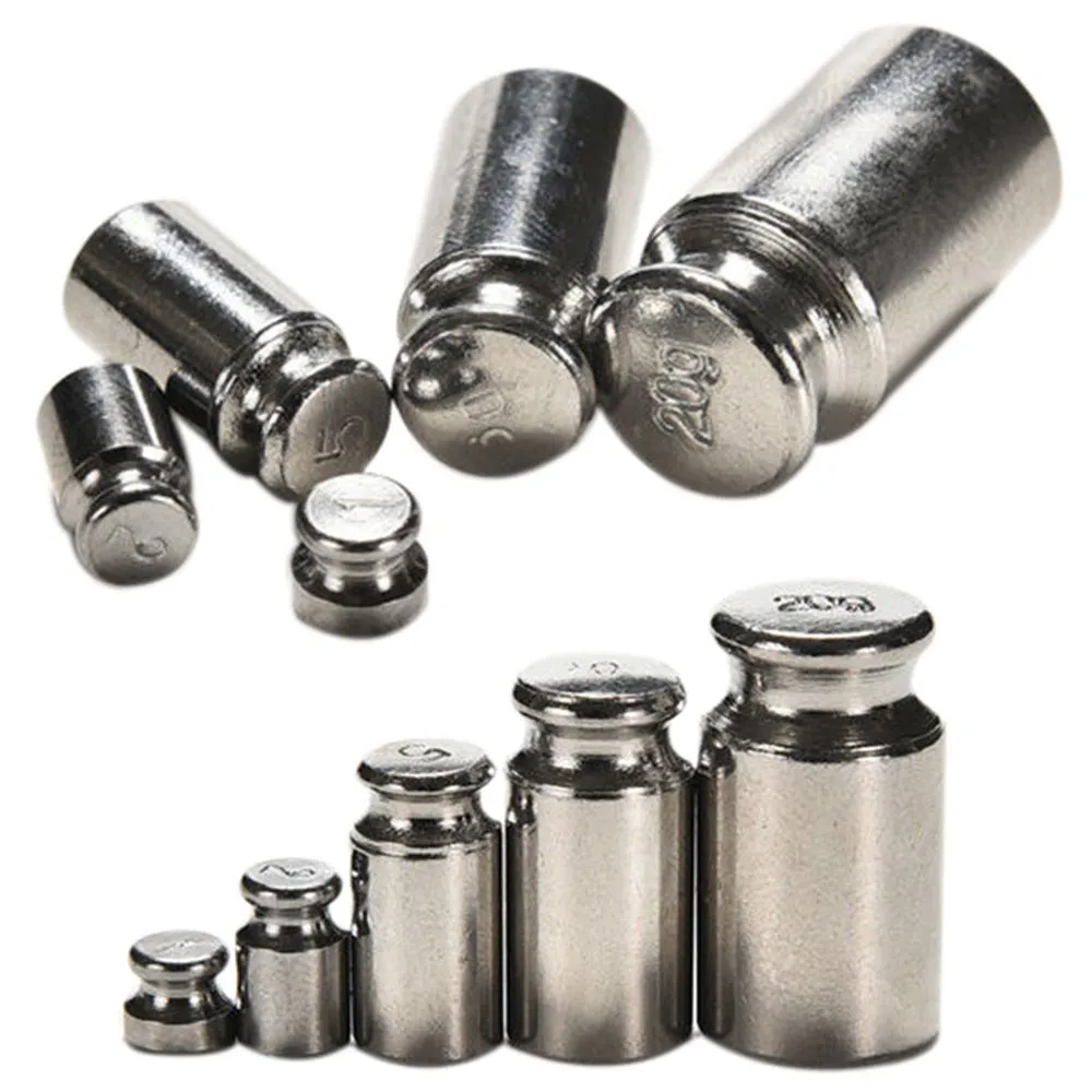 Precision Chrome Plating Calibration Weights Set  1g to 100g