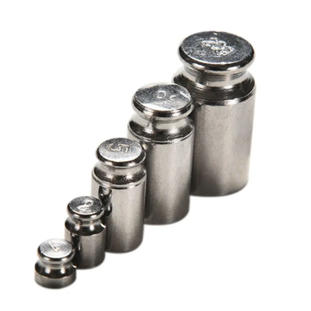 Precision Chrome Plating Calibration Weights Set  1g to 100g