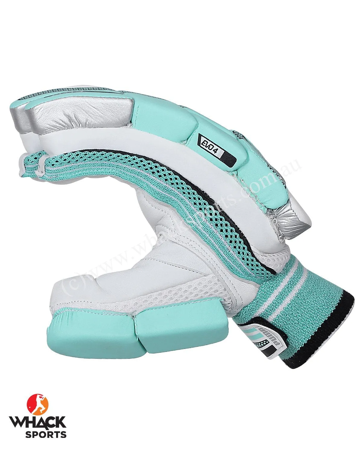 Puma Evo 4 Green Cricket Batting Gloves - Boys/Junior