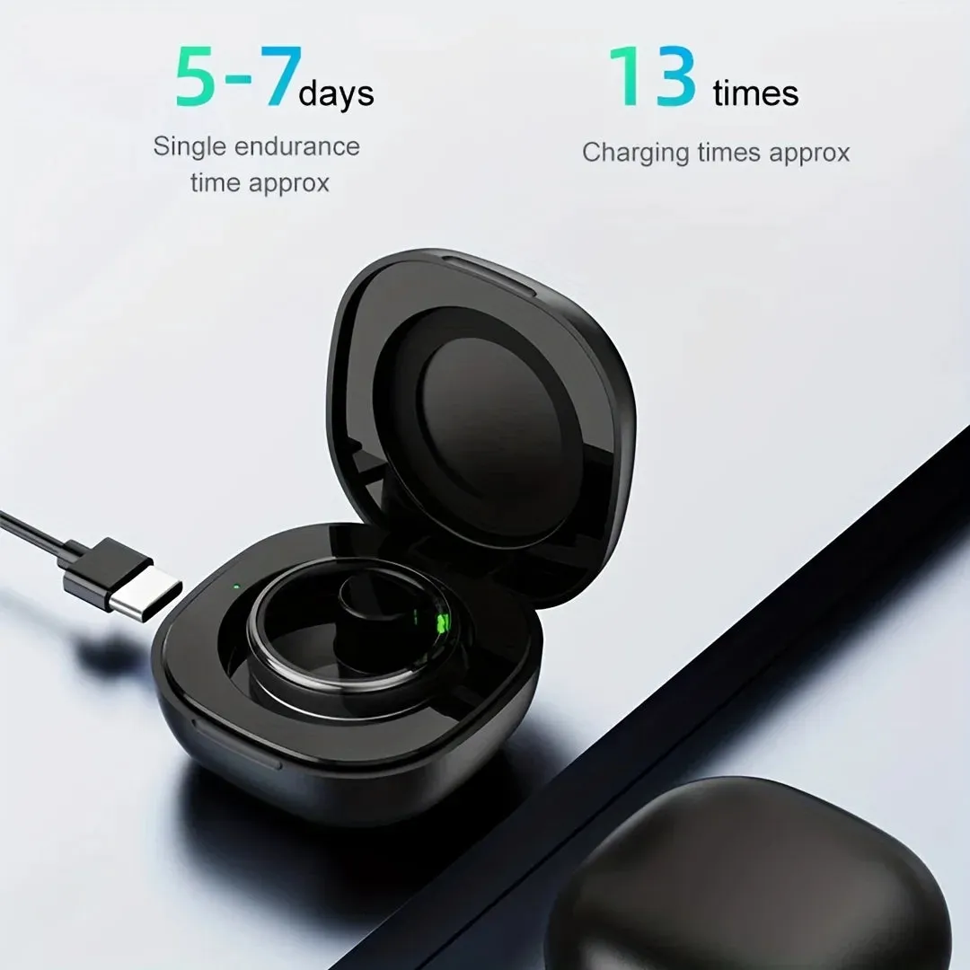 Smart Ring Wireless Connection Phone Sports Mode Sleep Monitoring Long Range Couple Gift
