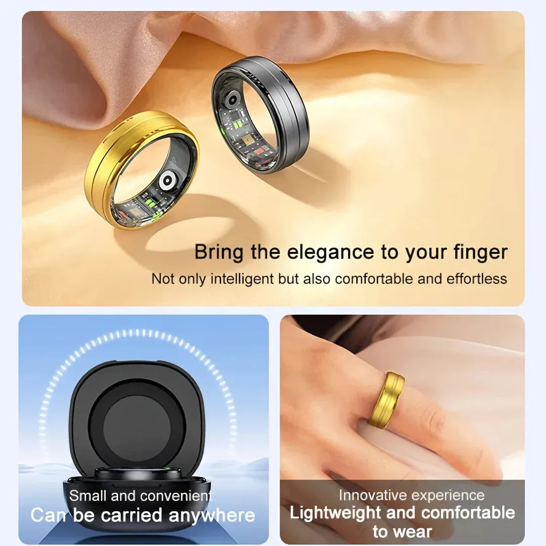 Smart Ring Wireless Connection Phone Sports Mode Sleep Monitoring Long Range Couple Gift