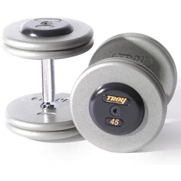 TROY IRON PRO-STYLE HAMMERTONE DUMBBELL SET 5-100 LB HFD-R