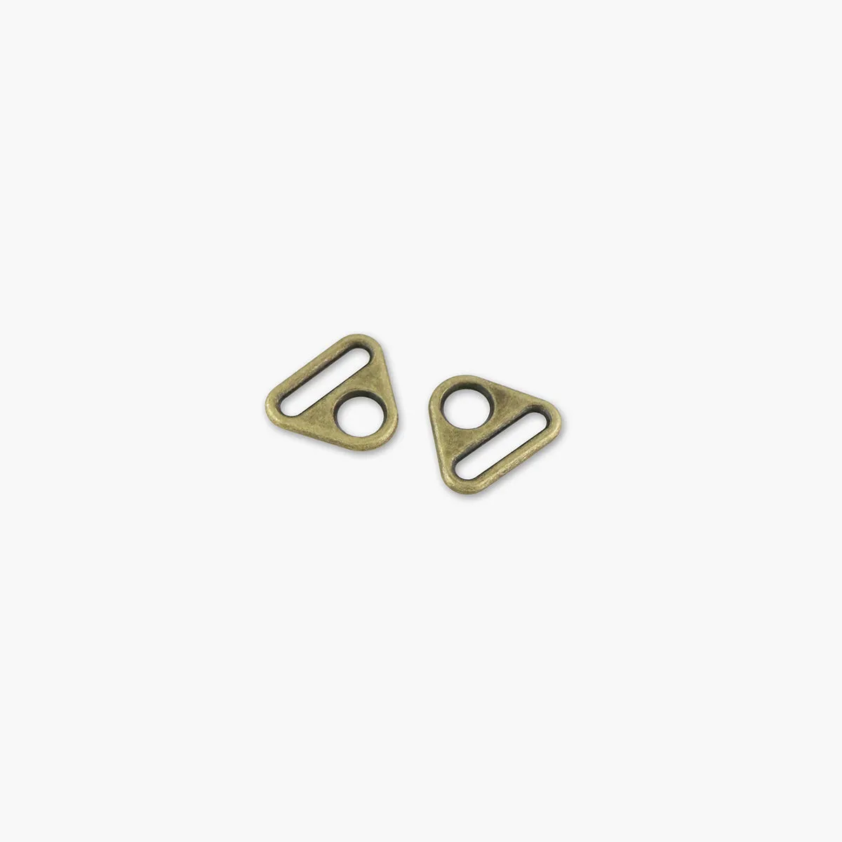 Two 1" Triangle Rings