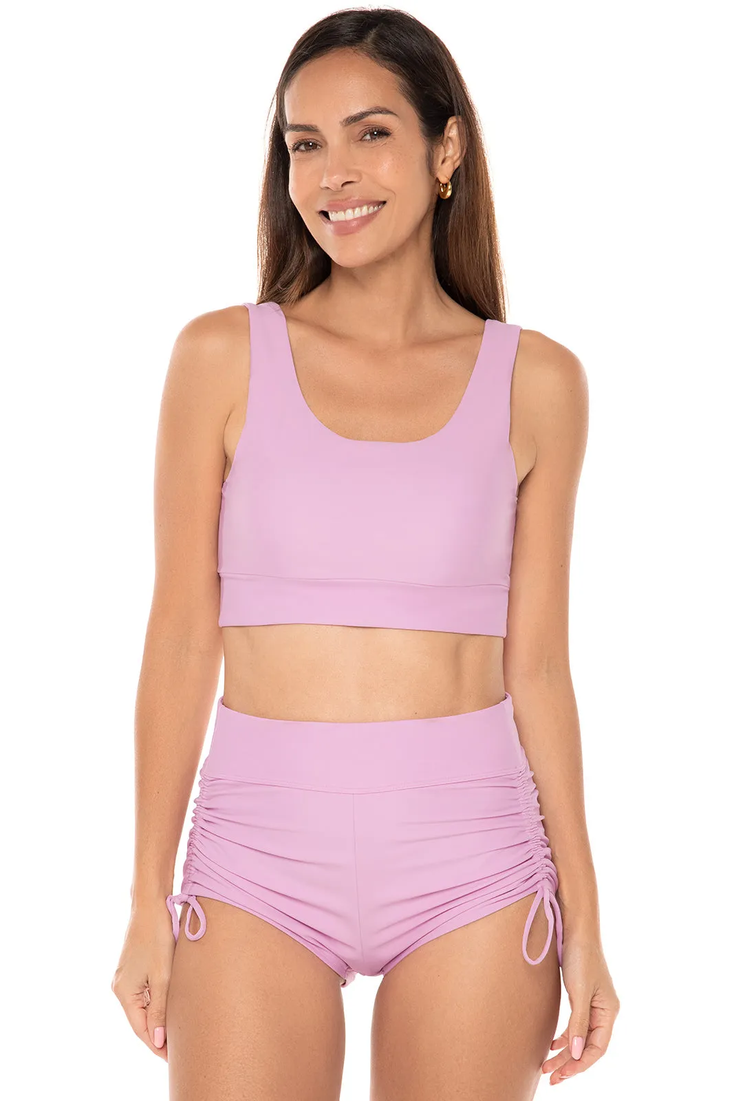Women's Spring Garden Crop Bikini Top | Regular Parent