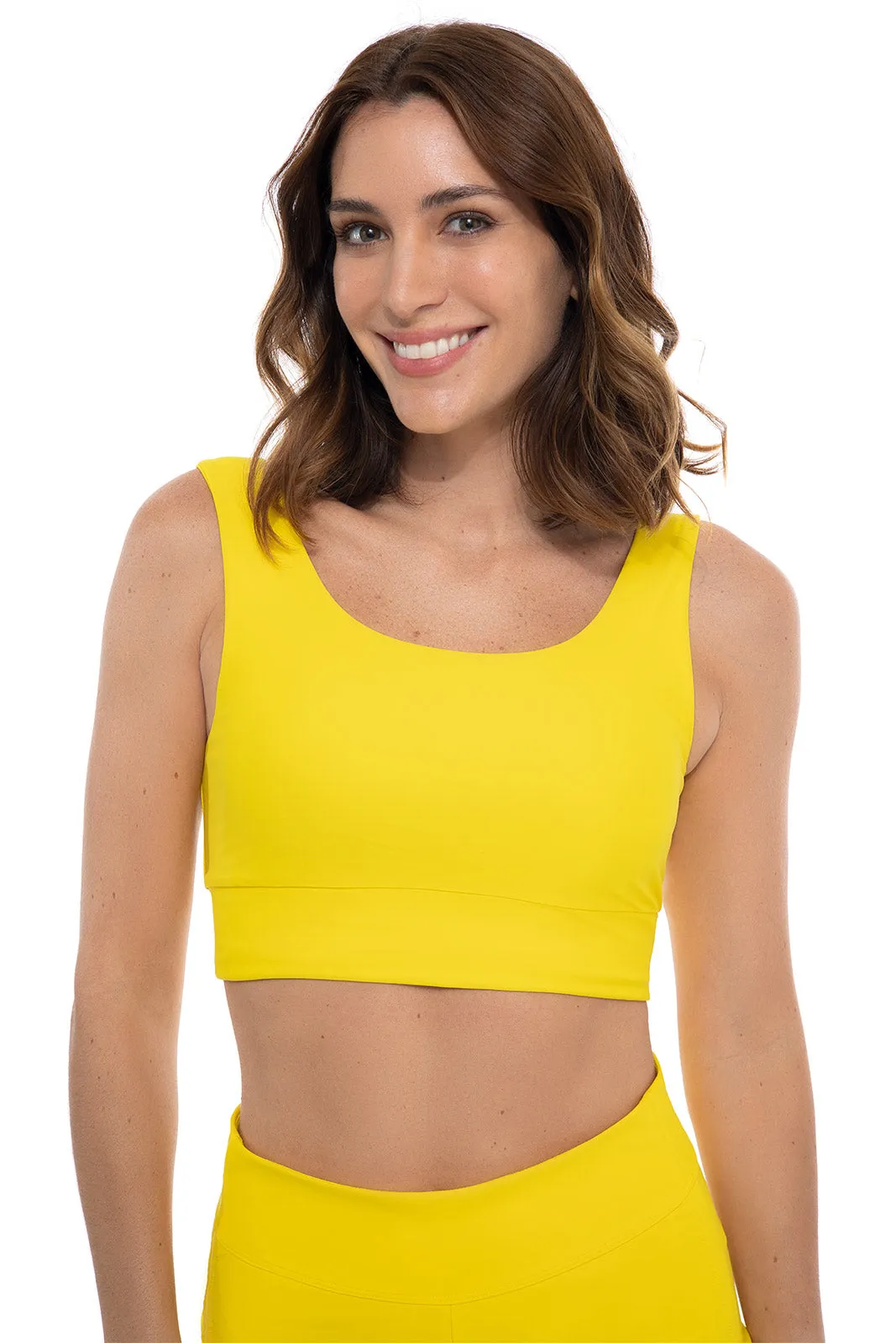 Women's Spring Garden Crop Bikini Top | Regular Parent
