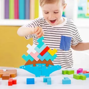 Wooden Camel Stacking High