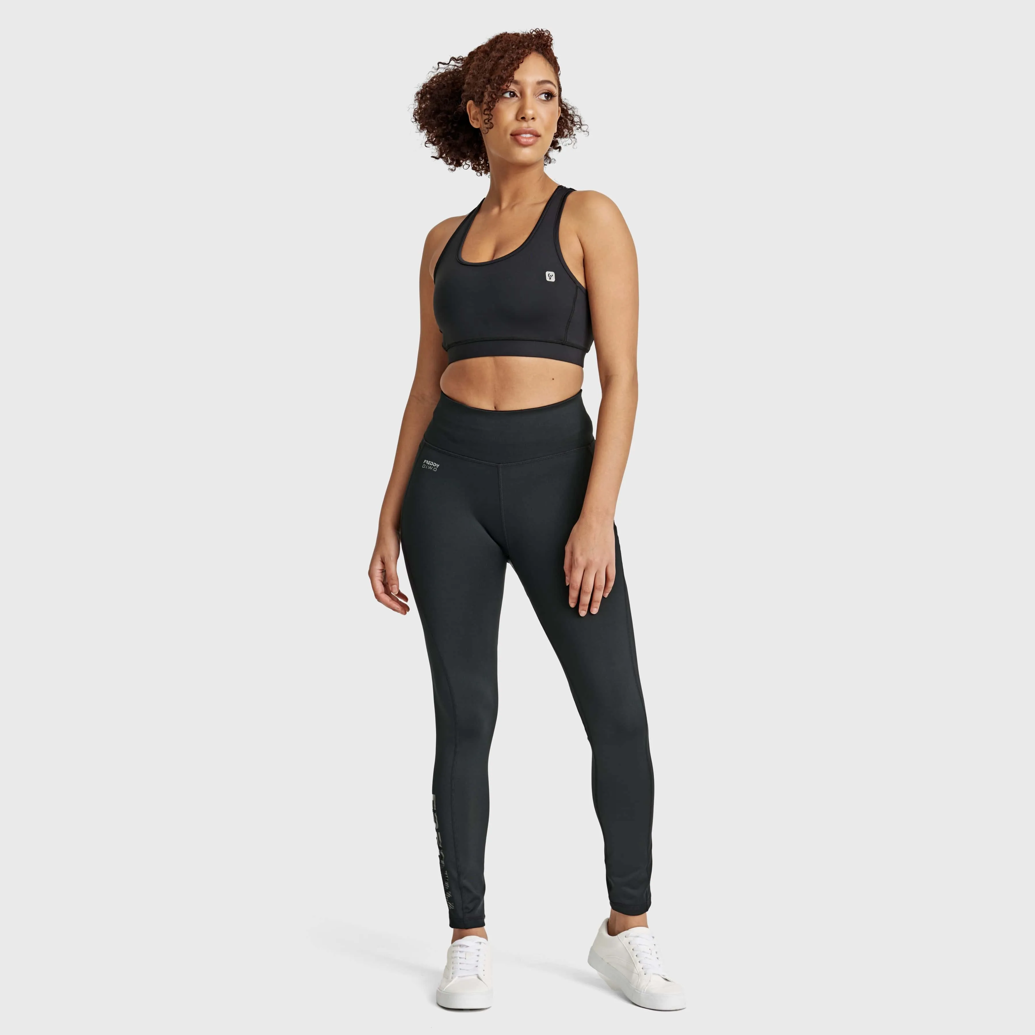 WR.UP Diwo Sport - High Waisted - 7/8 Length - Black